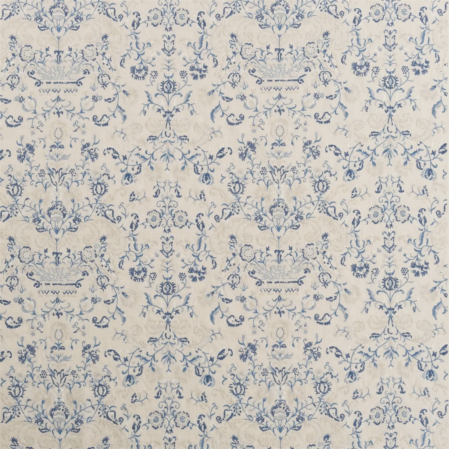Billancourt Embroidery Bone China fabric