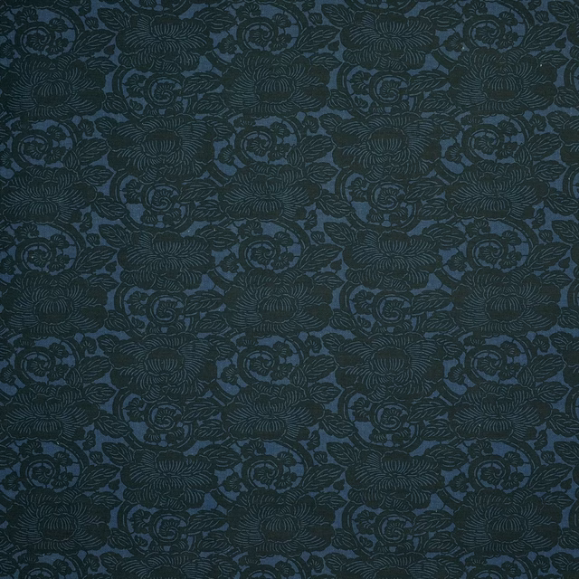 Augustine Floral Indigo fabric