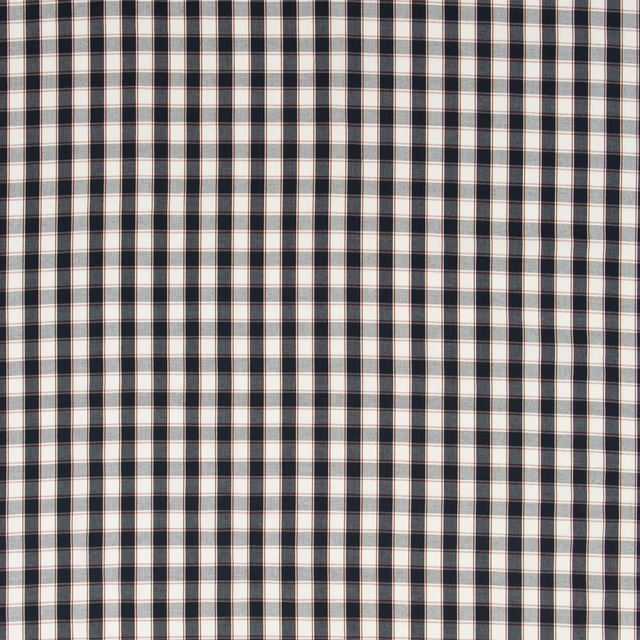 Saybrook Check Black fabric
