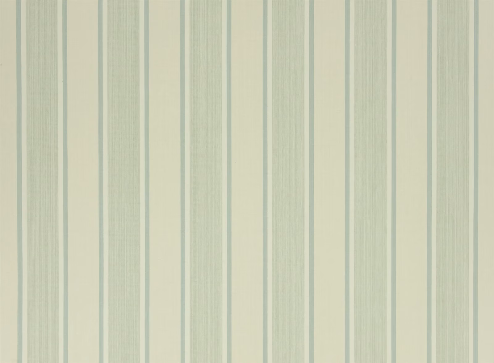 Shipton Stripe Celadon  /  Cream fabric