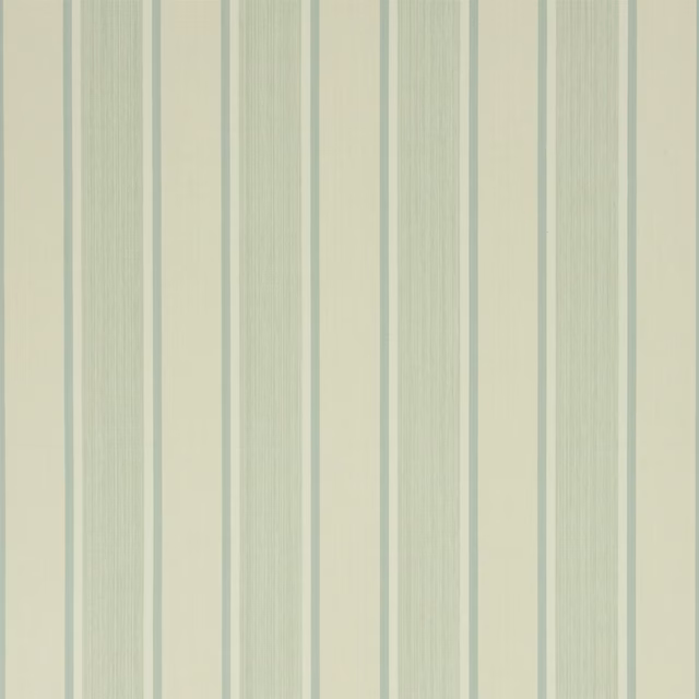 Shipton Stripe Celadon  /  Cream fabric