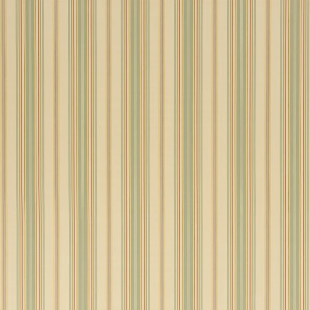 Pondview Ticking Stripe Creamsicle fabric