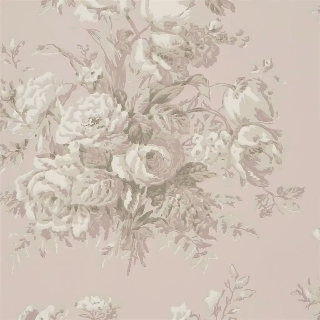 Francoise Bouquet Mauveine fabric