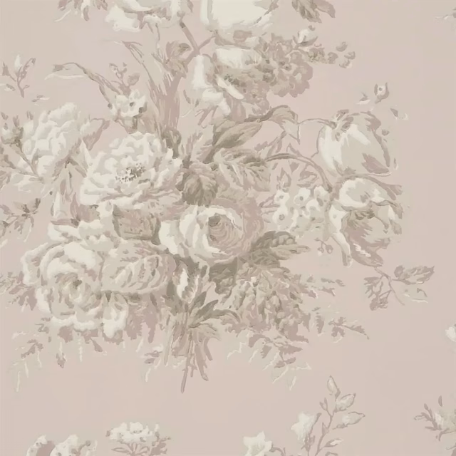 Francoise Bouquet Mauveine fabric