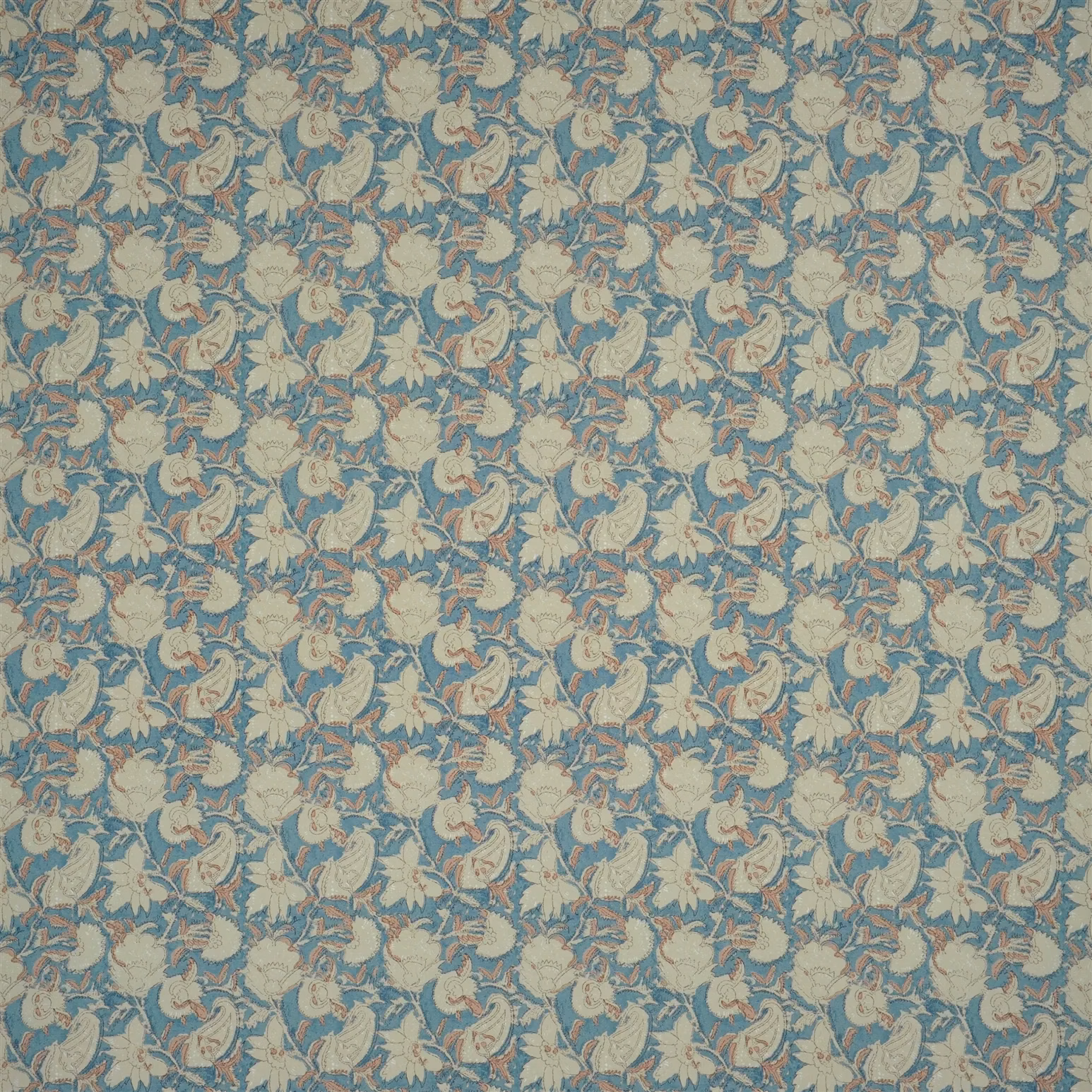 Winthrop Batik Powder Blue fabric