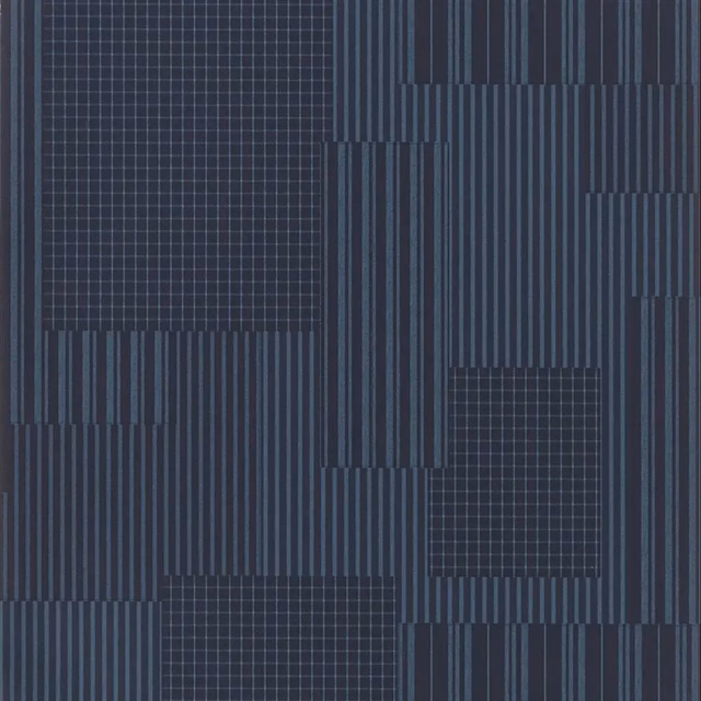 Rivington Patchwork Indigo fabric