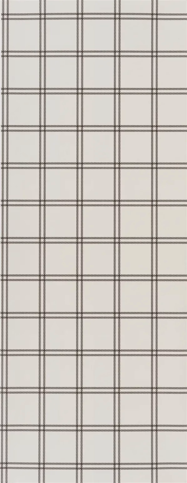 Shipley Windowpane Chocolate fabric
