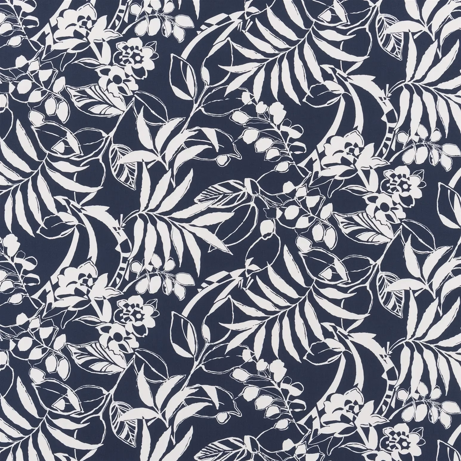 Westinghouse Floral Resort Navy fabric