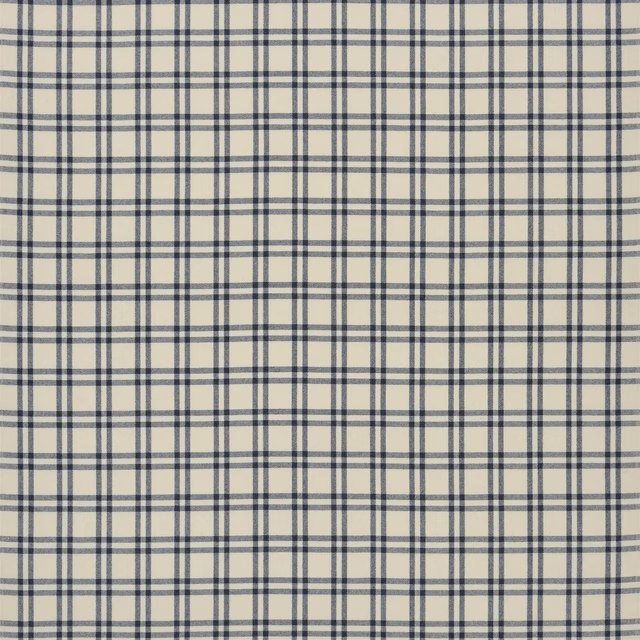 North Creek Tattersall Indigo fabric