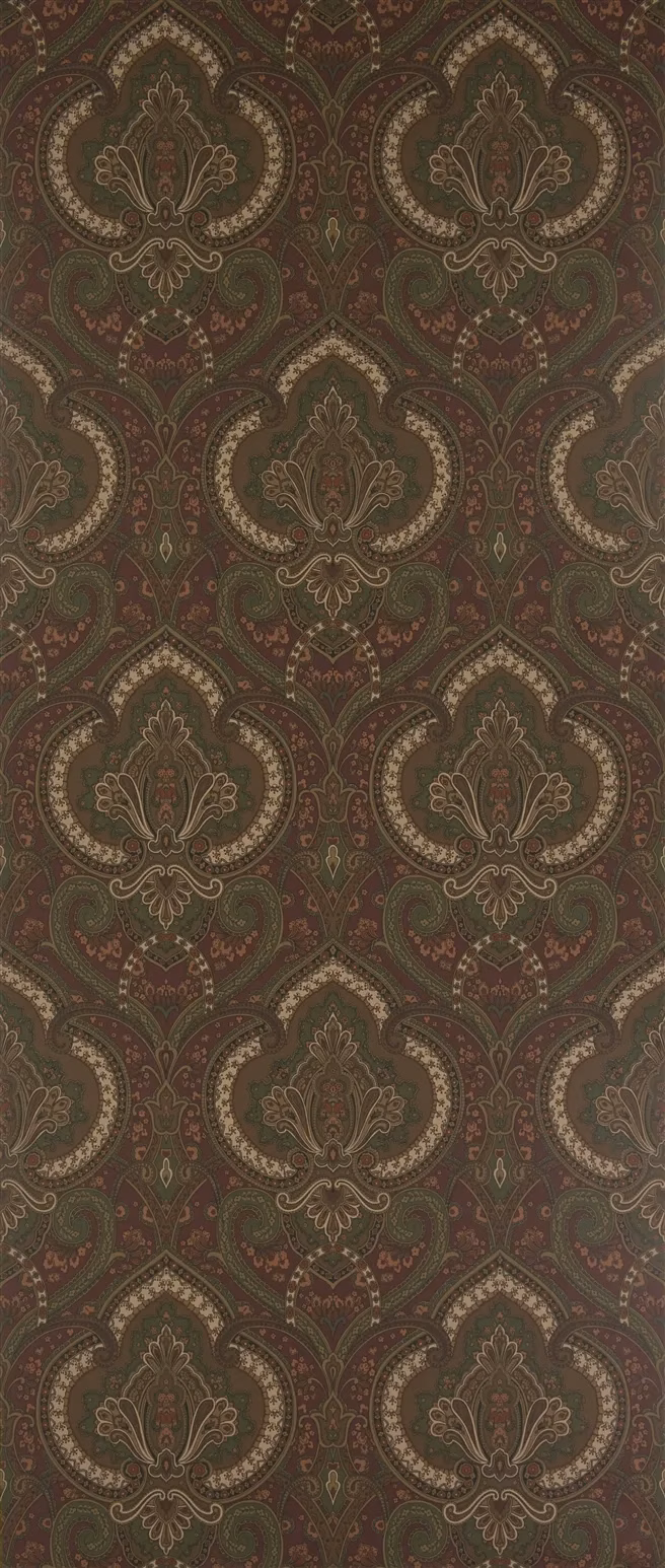 Castlehead Paisley Chestnut fabric