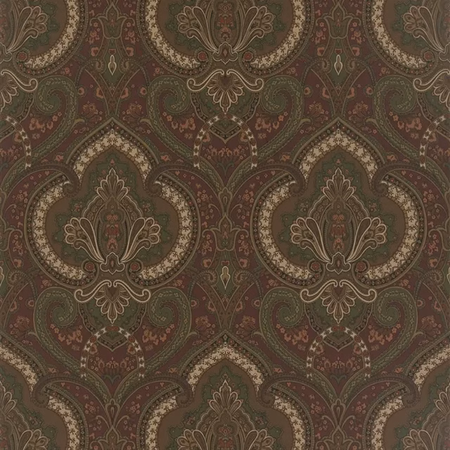 Castlehead Paisley Chestnut fabric