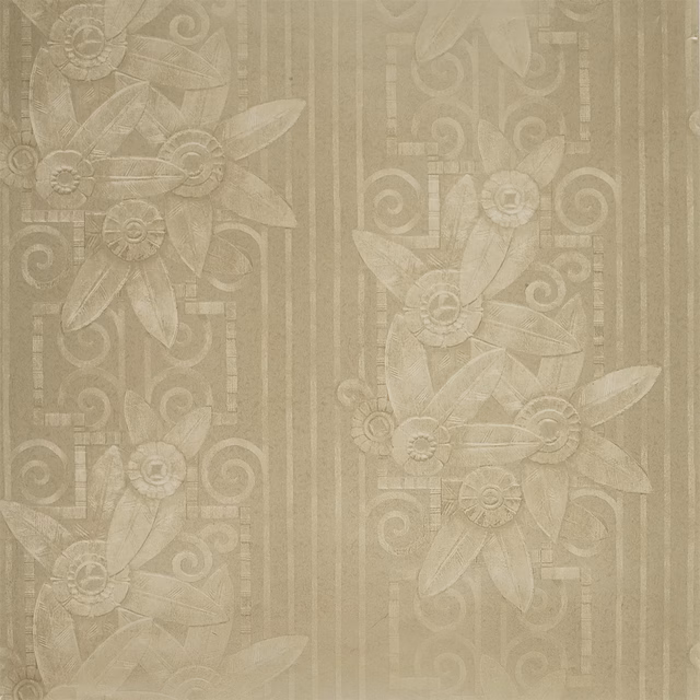 Fleur Moderne Cream fabric