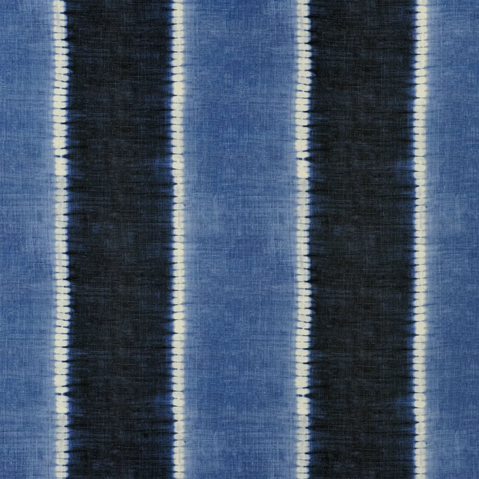 Toc Vers Stripe Indigo fabric