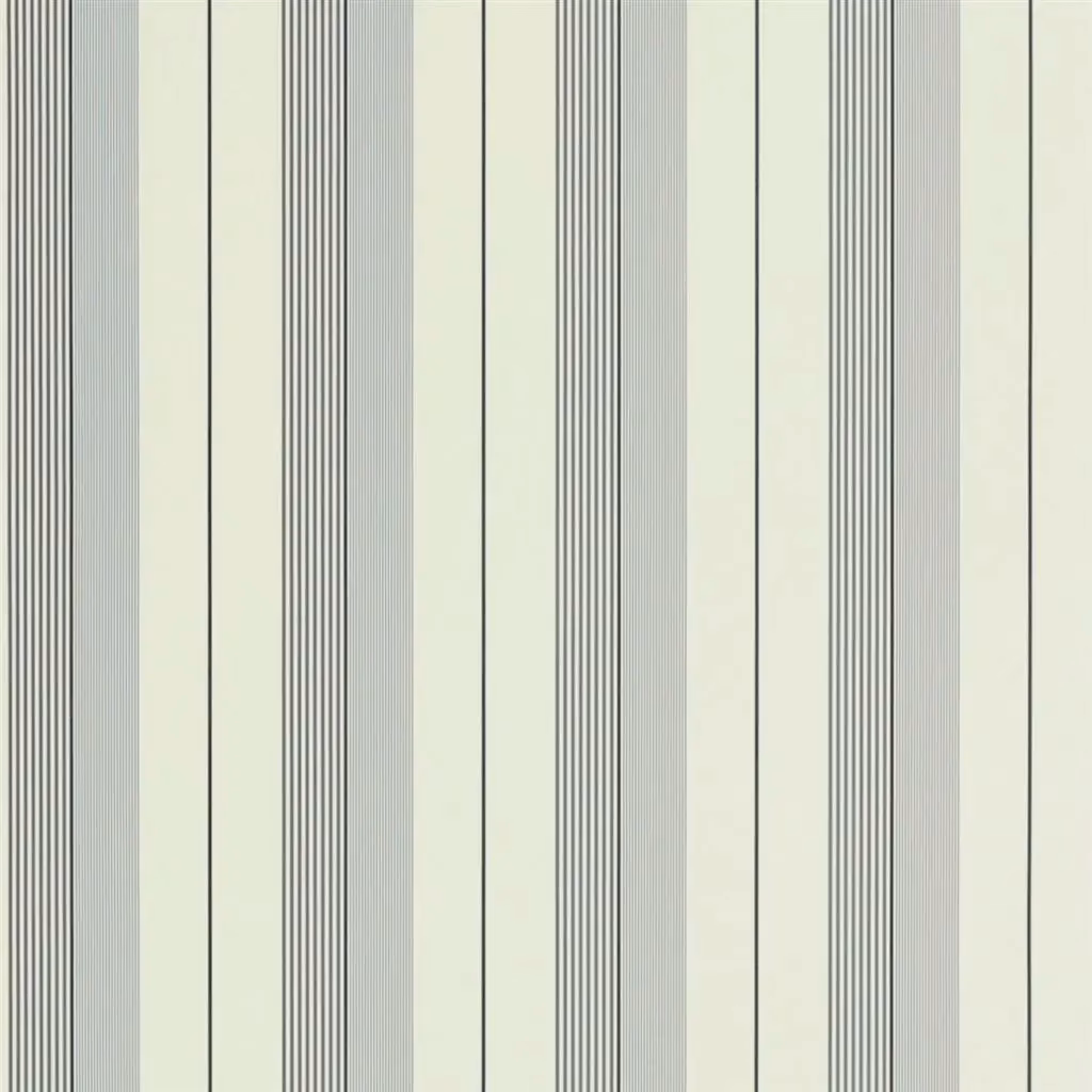 Aiden Stripe Granite  /  Cream fabric