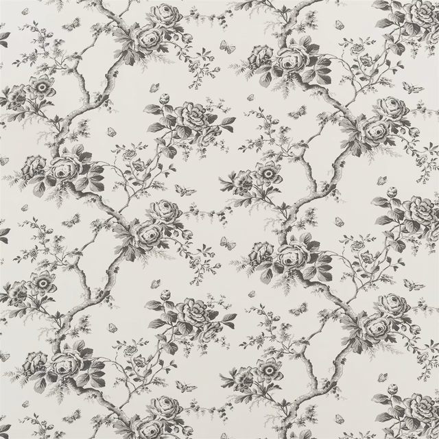 Ashfield Floral Etching fabric