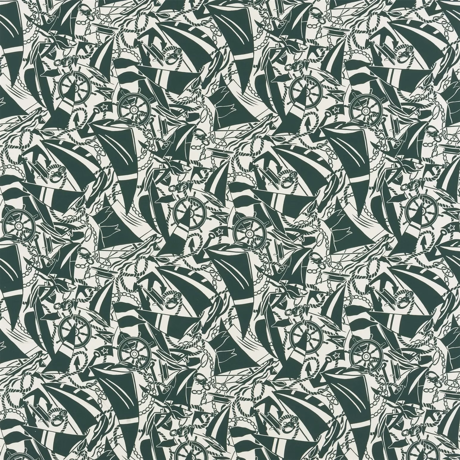 Boatyard Green fabric