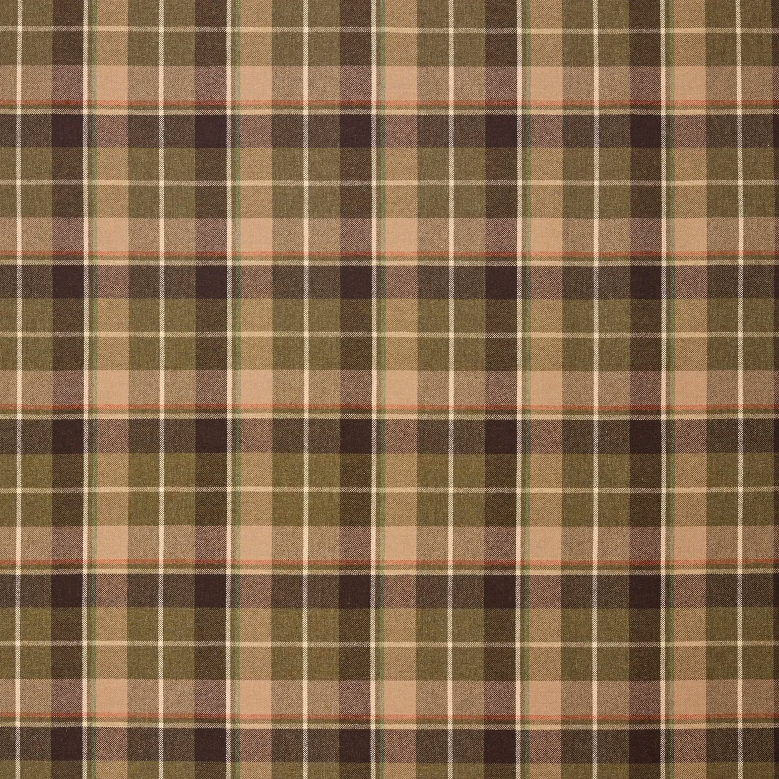 Alette Plaid Moss Fabric fabric