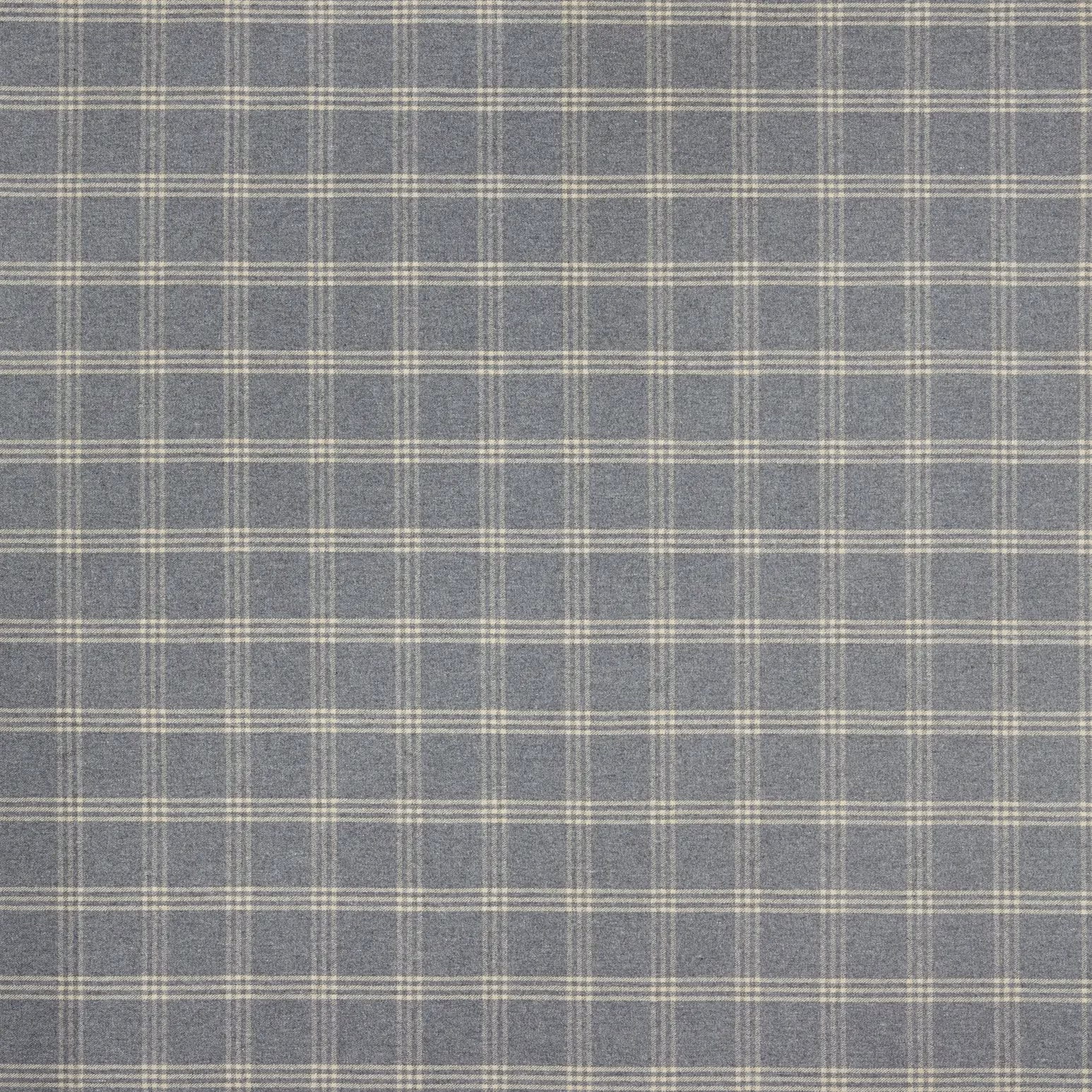 Dickens Wool Check Smoke fabric