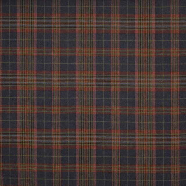 Hardwick Plaid Logan Berry fabric