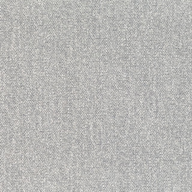 Cool silver-grey Acara fabric with a fine, broken herringbone weave