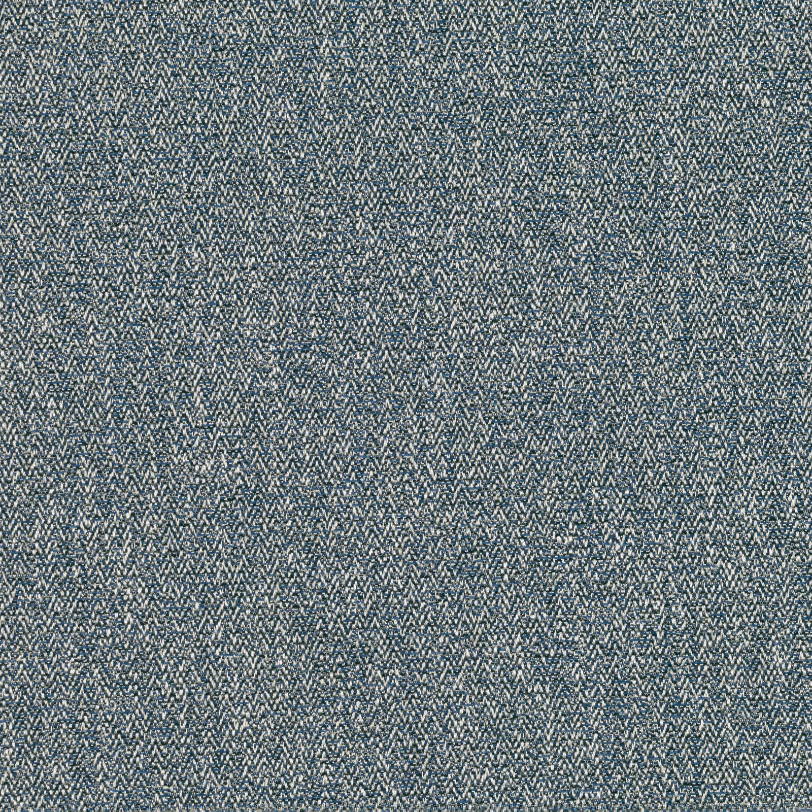 Close view of Acara Navy's deep blue zigzag weave with pale flecks