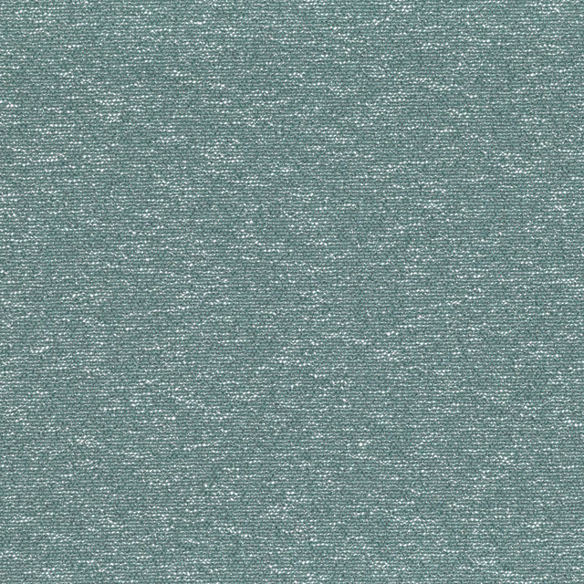Muted blue-teal woven fabric with fine pale flecks and softly irregular texture