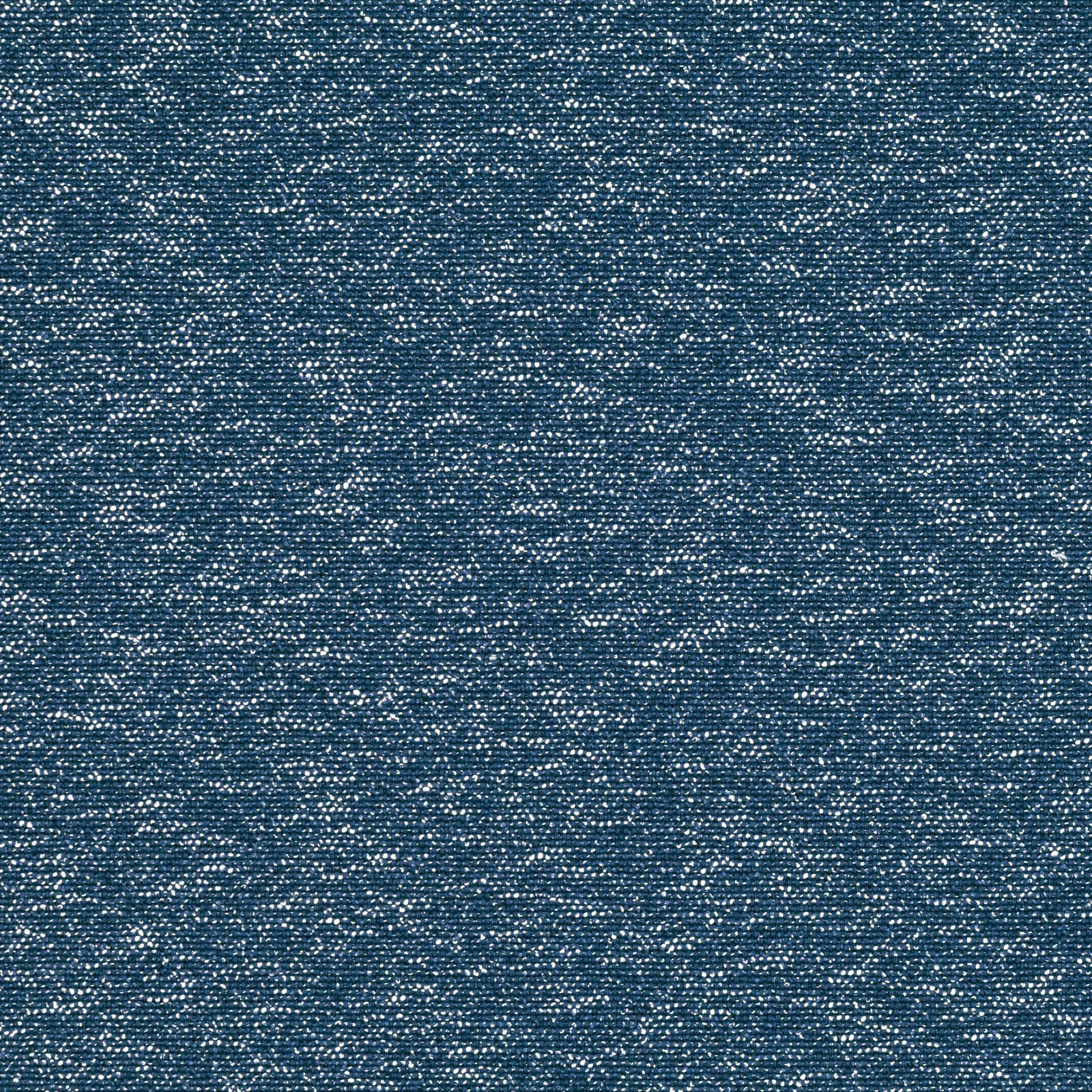 Deep navy woven fabric with fine pale flecks and irregular tactile texture