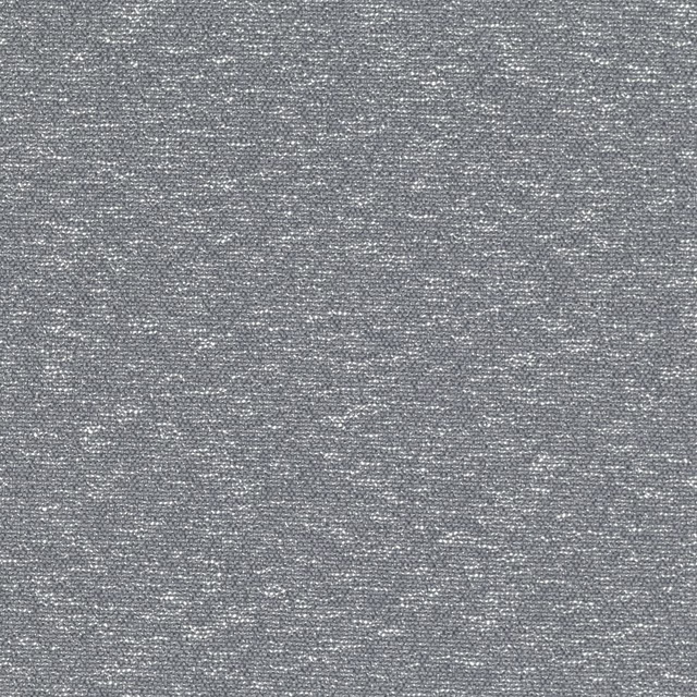 Cool mid-grey woven fabric with fine pale flecks and subtle horizontal texture