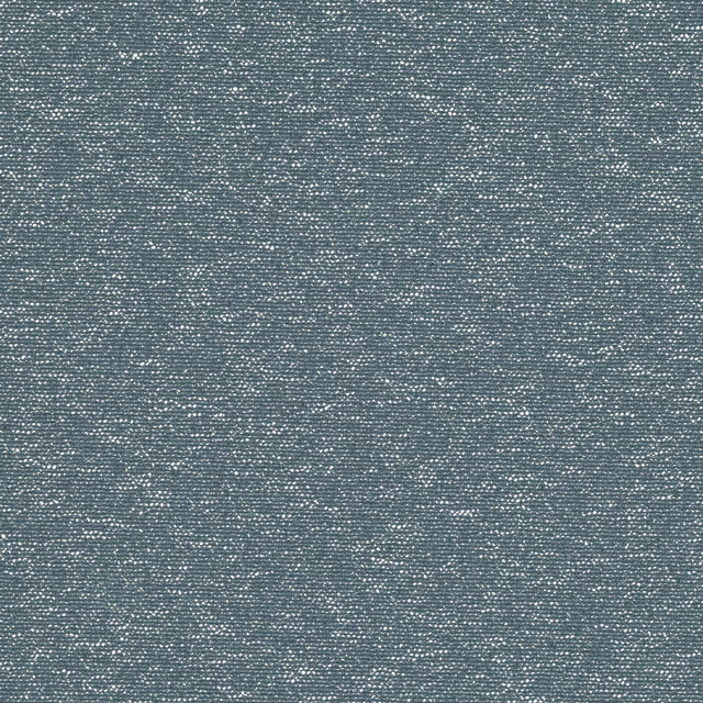 Cool blue-grey Kota fabric with fine flecking and subtle horizontal woven texture