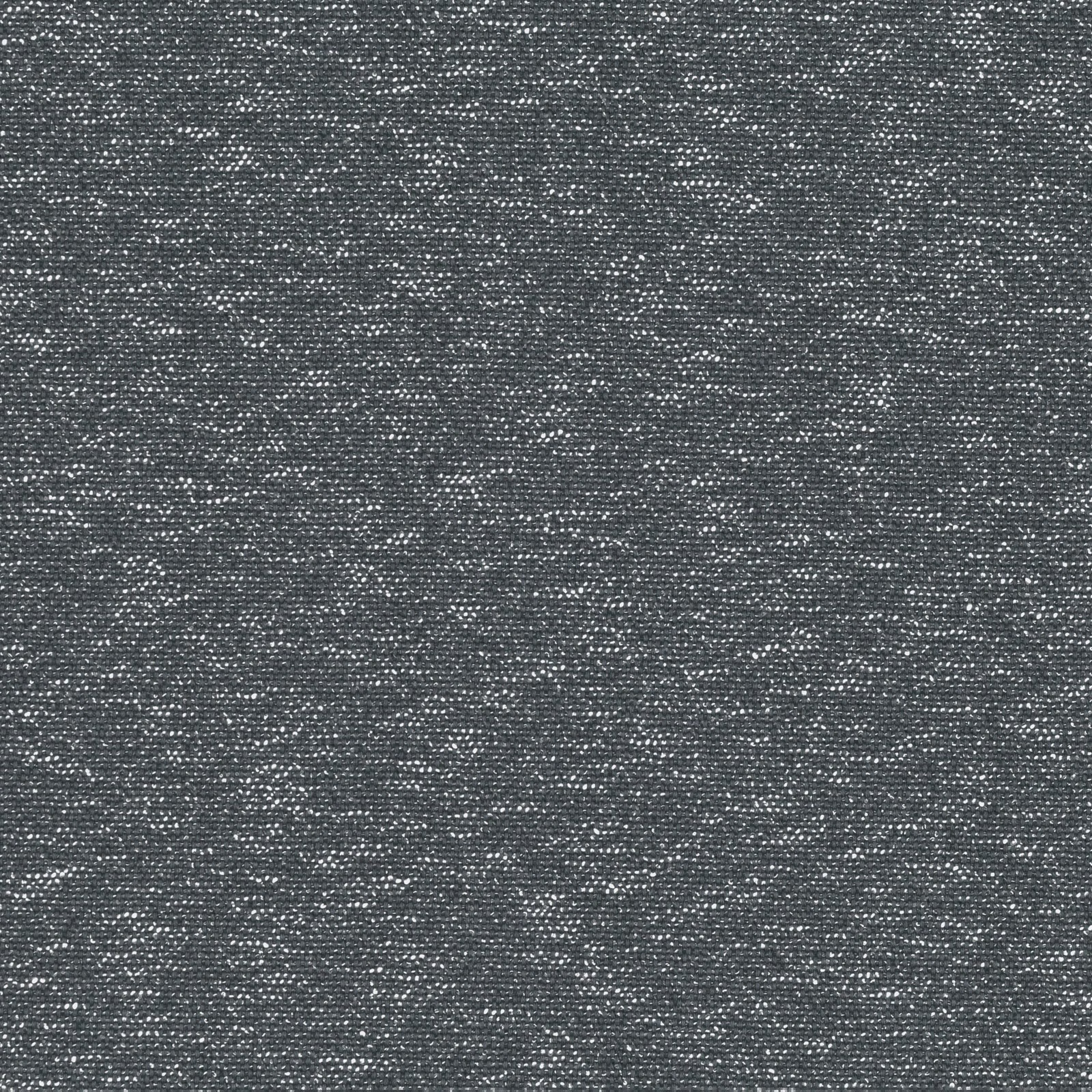 Charcoal-grey Kota fabric with fine horizontal flecks and a softly textured weave