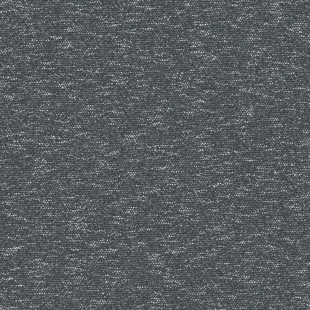 Charcoal-grey Kota fabric with fine horizontal flecks and a softly textured weave