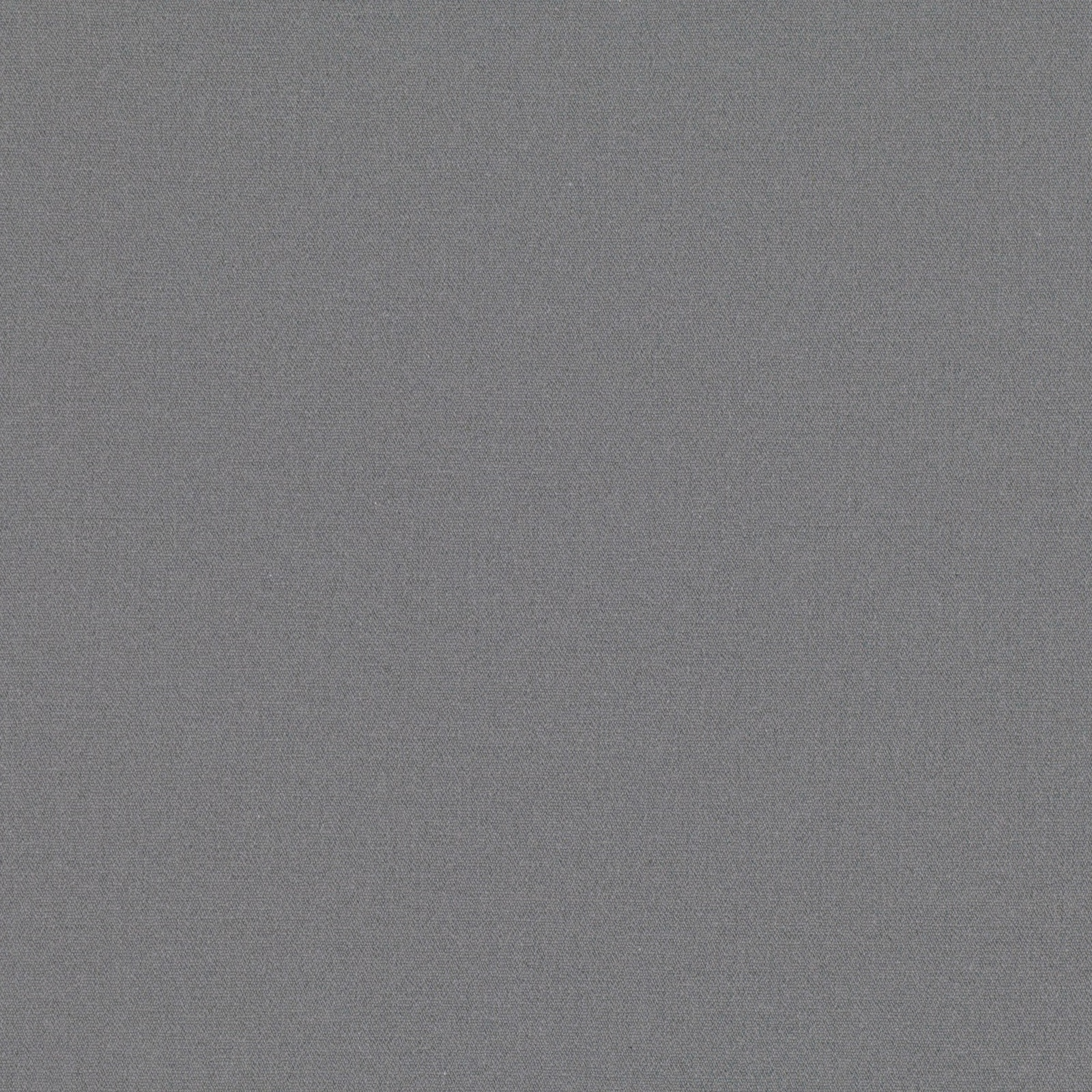 Close-up of cool French grey fabric with a fine, even plain weave