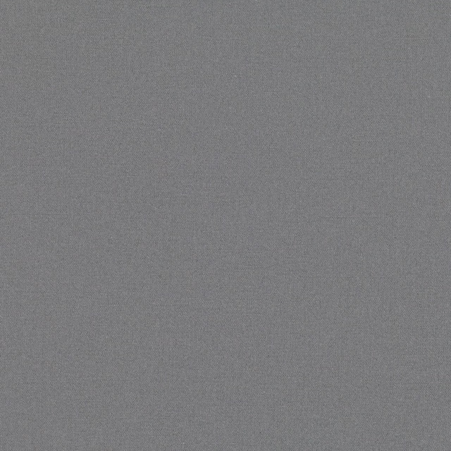 Close-up of cool French grey fabric with a fine, even plain weave