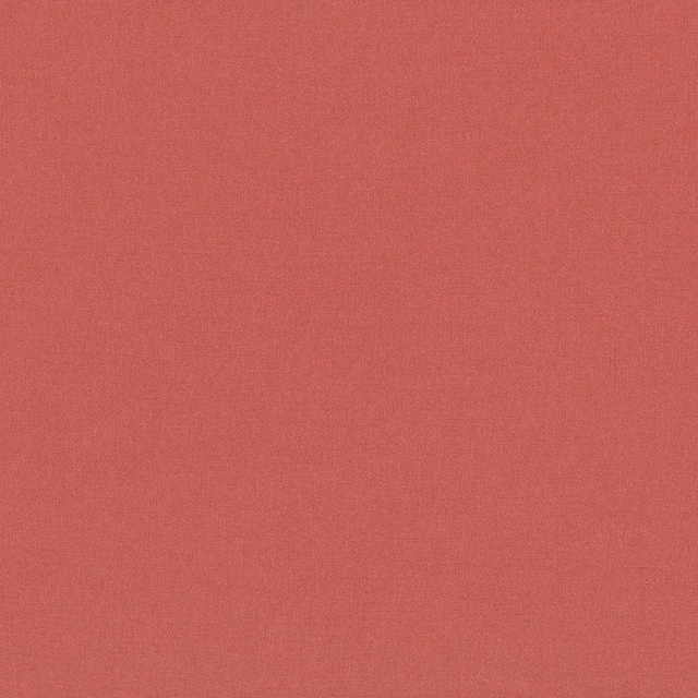 Muted coral-terracotta textile with a fine, softly mottled plain weave