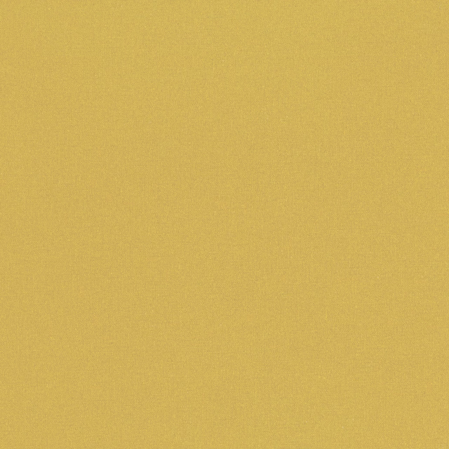 Close-up of smooth plain-weave fabric in warm muted maize yellow