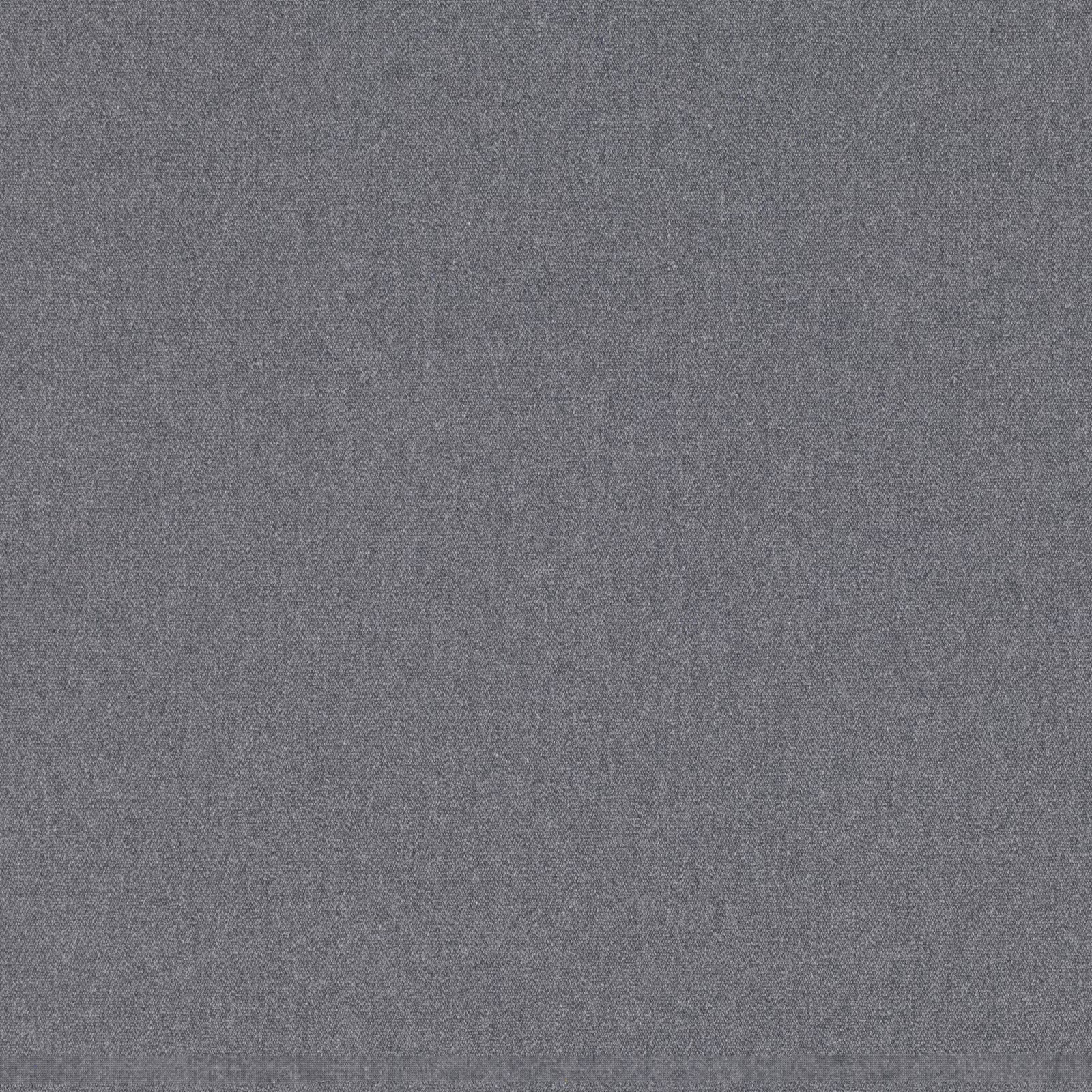 Close-up of mid stone-grey fabric with a fine, even woven texture