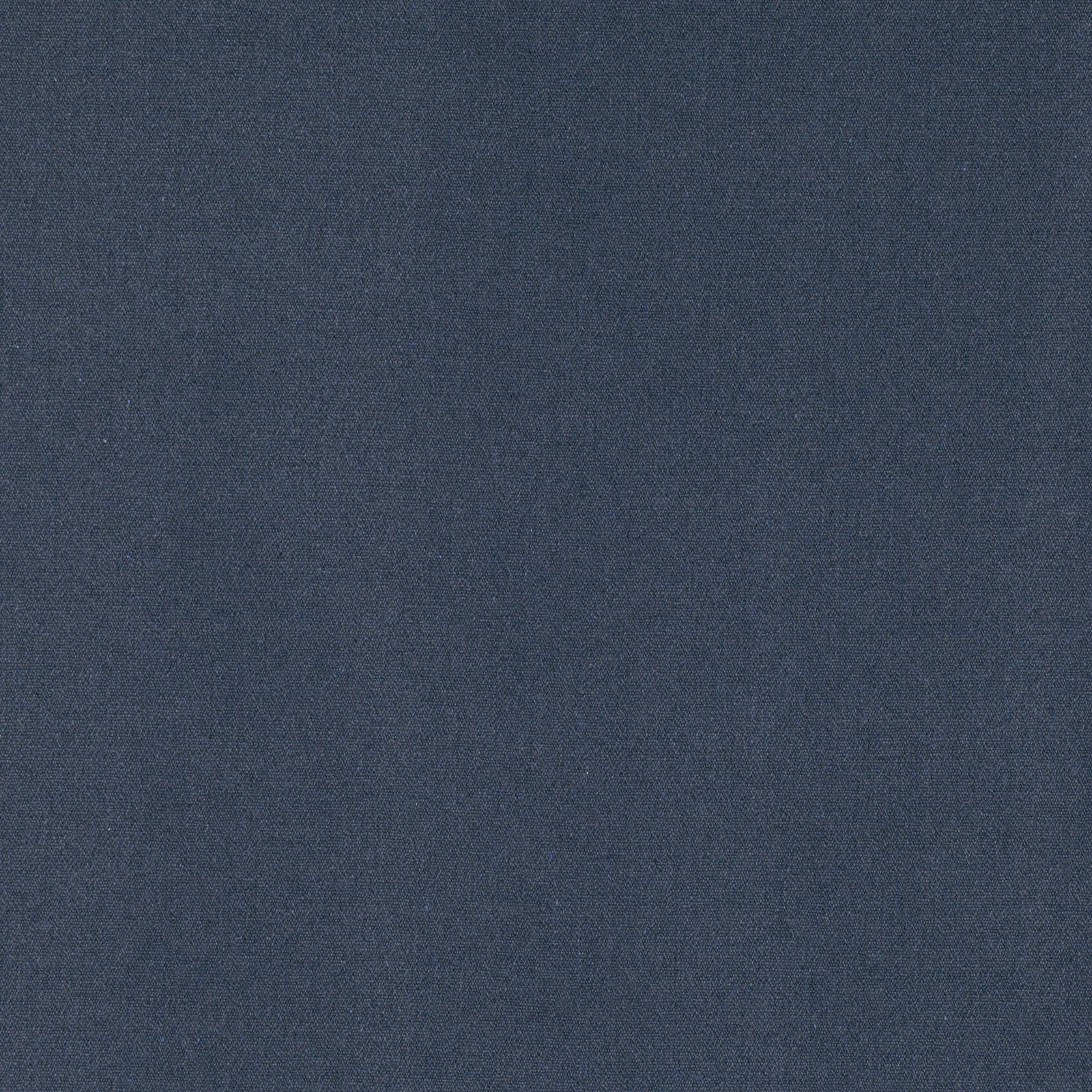 Deep blue-grey woven textile swatch with subtle charcoal tonal variation and fine texture