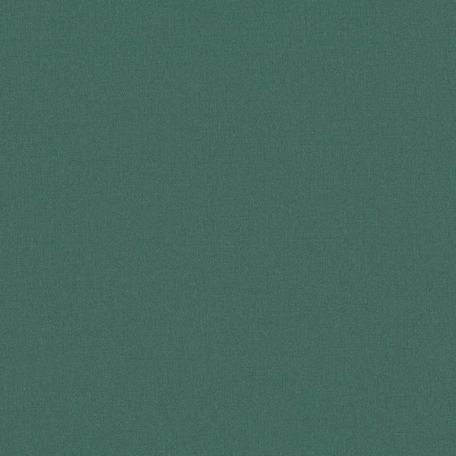 Close-up of deep spruce teal plain weave with fine tonal texture