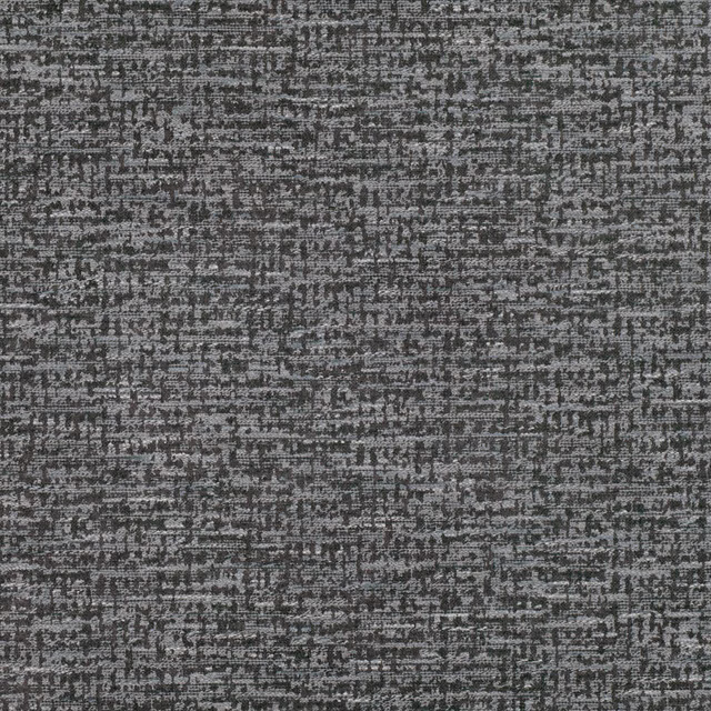 Deep charcoal-grey textile with pale flecks and broken horizontal woven marks
