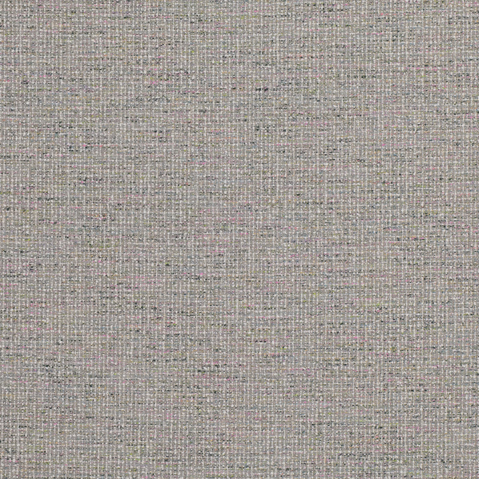 Pale greige woven fabric with fine grey crosshatch texture and subtle tonal variation