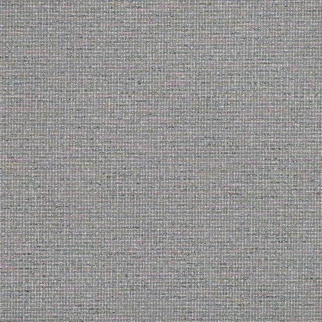 Pale cool-grey crossweave with muted taupe, blush and green flecks