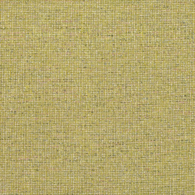 Muted pesto olive woven surface with fine cream flecks and crosshatched texture