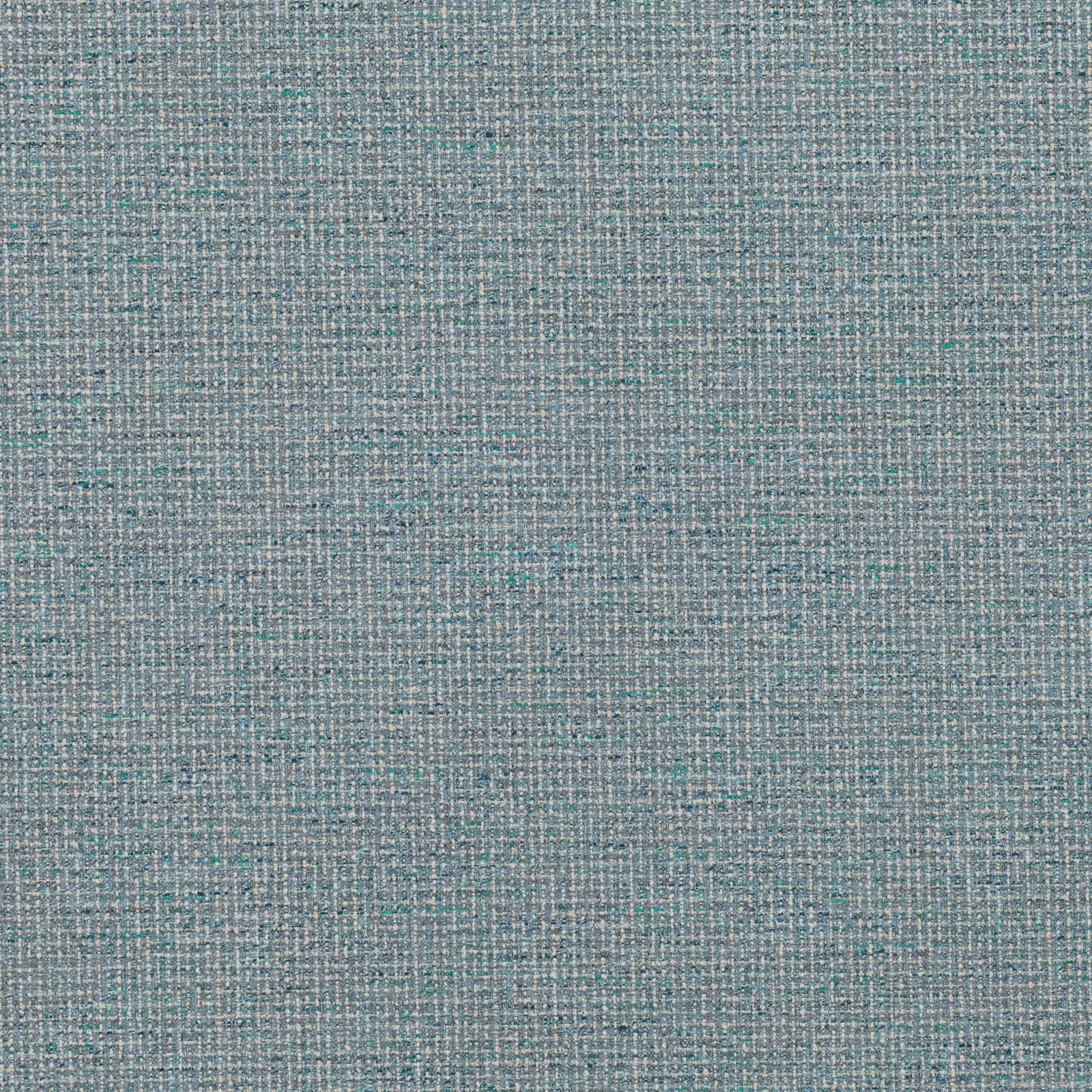 Steel blue-grey woven fabric with fine pale crosshatch and muted teal threads