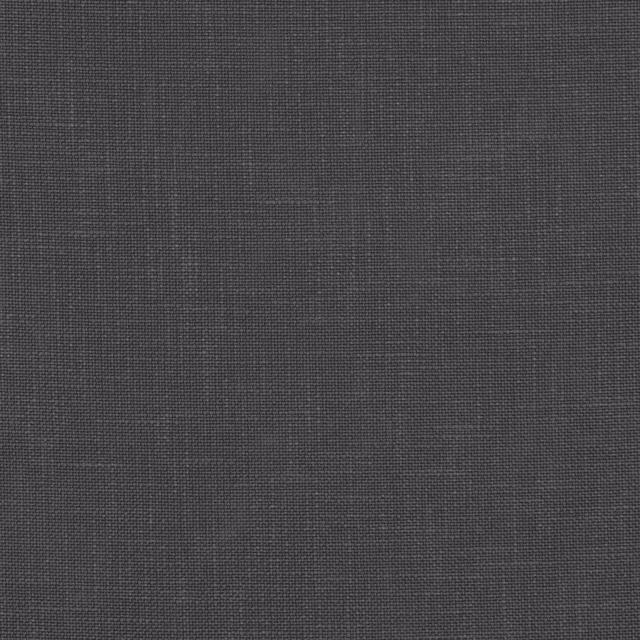 Close-up of dark charcoal-grey fabric with a fine, tightly woven crosshatch texture