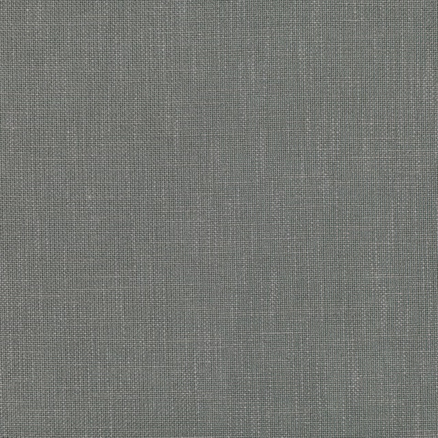 Close-up of cool mineral-grey fabric with a fine, regular plain weave
