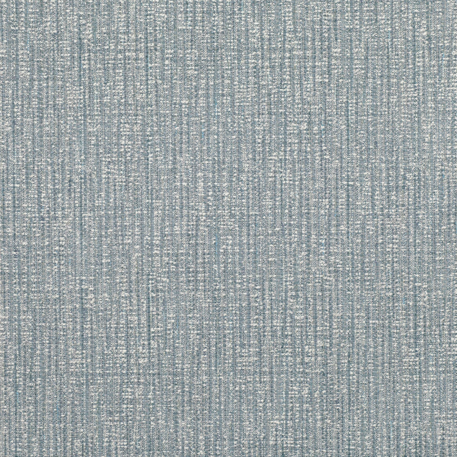 Close-up of muted China blue-grey fabric with fine vertical woven striations