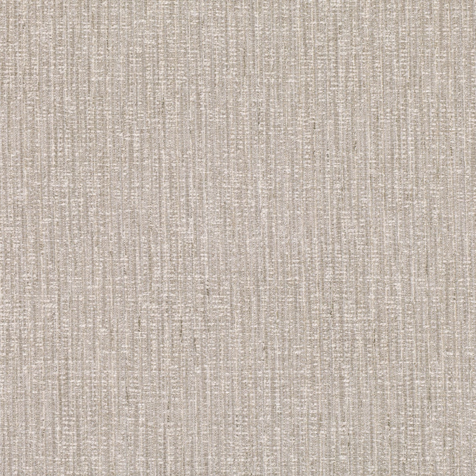 Pale taupe ground with fine vertical slubs and softly nubby woven texture