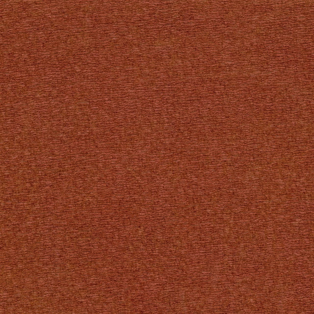 Close-up of burnt sienna woven fabric with fine horizontal slub texture