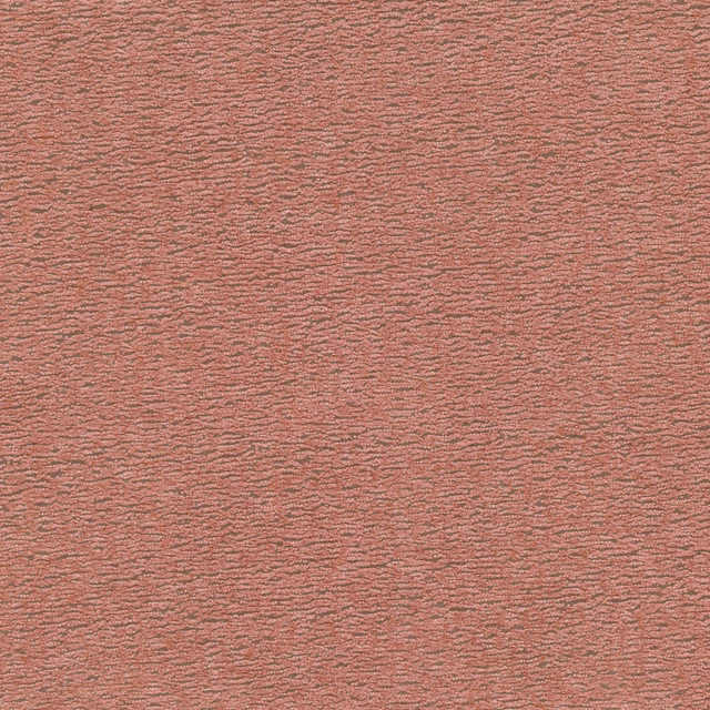 Dusky salmon terracotta fabric with a close irregular horizontal woven texture