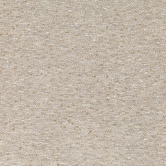 Warm twine-beige fabric with fine cream and taupe flecks in a tight weave